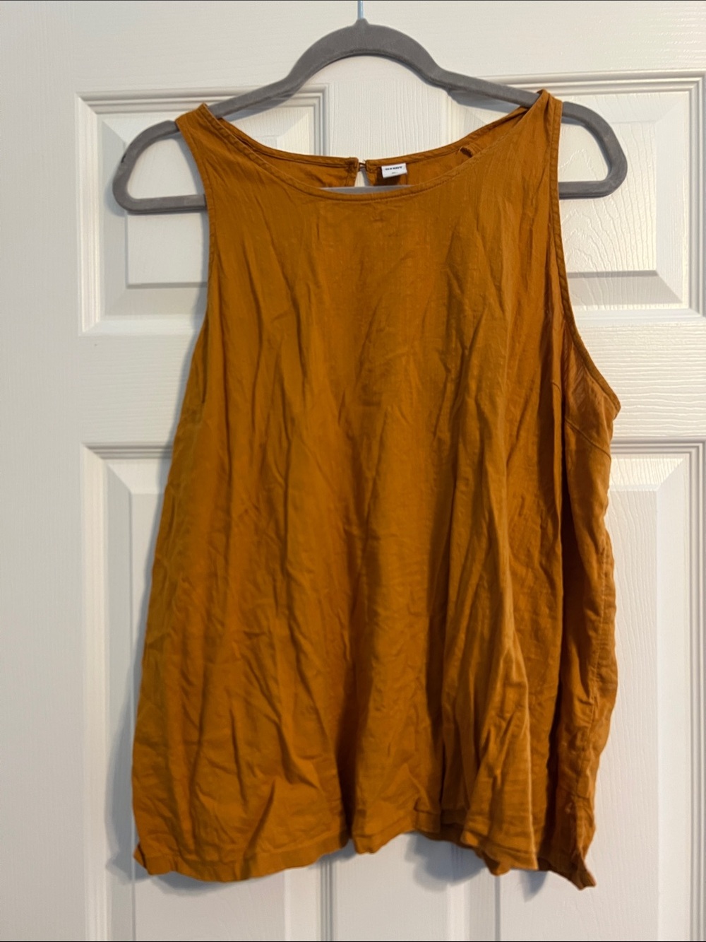 Old Navy Sleeveless Scoop Tank Top - Mustard orange